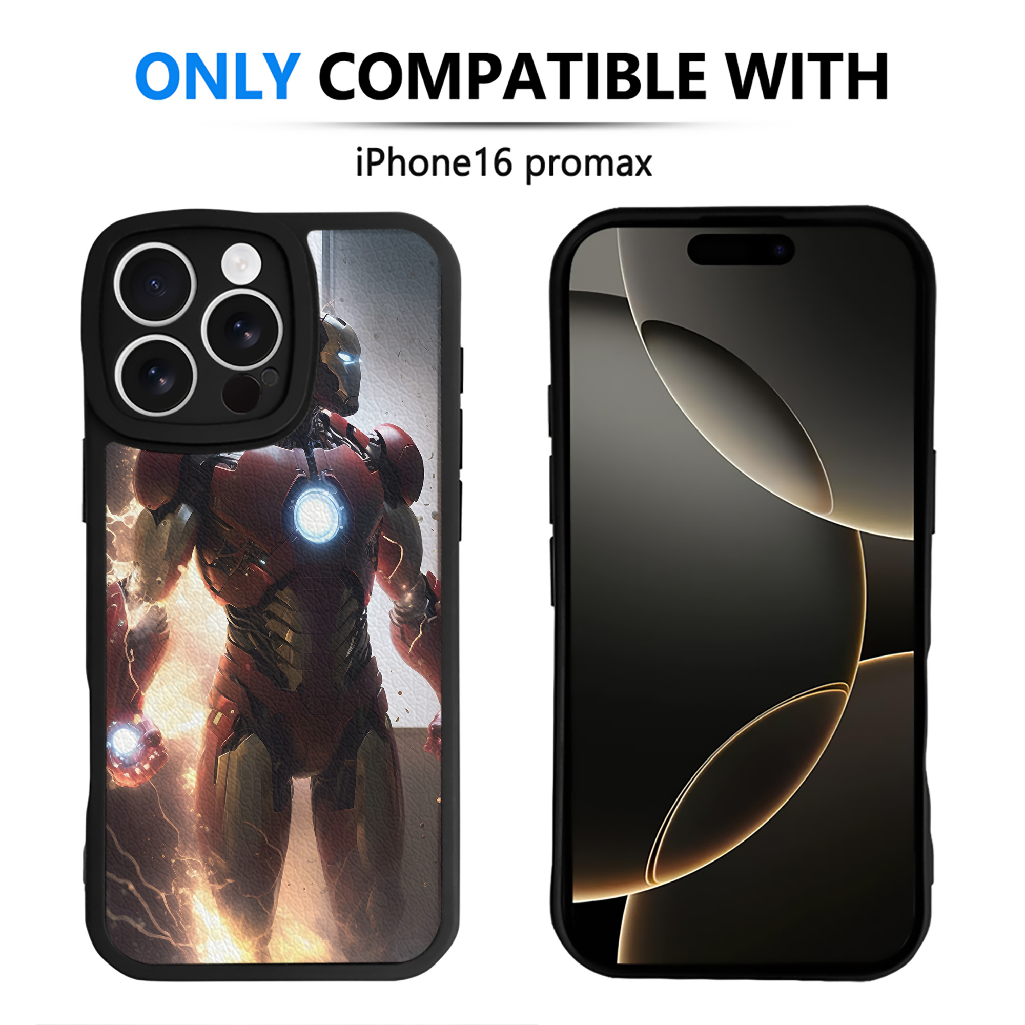 （画像用） アベンジャーズ The Avengers 【iPhone 16シリーズ対応】シリコンスマホケース（レザー調） 材質：シリコン
